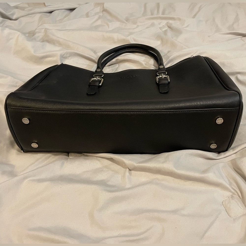 Rudsak Black Leather Satchel Purse With Handles and Shoulder Strap *read - Picture 2 of 11
